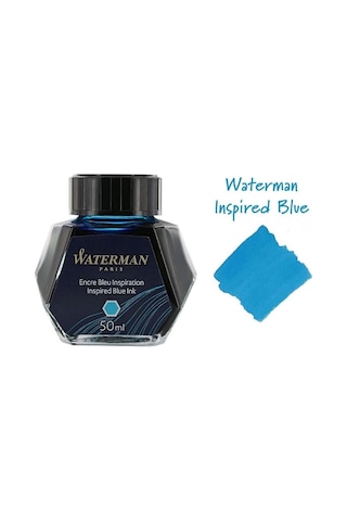 Waterman Şişe Mürekkep 50 Ml, Deniz Mavi - S0110810 Genel