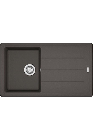 Franke BFG 611 Granit Slate Evye Gri + Active Plus Doccia Krom Spiralli Armatür Seti