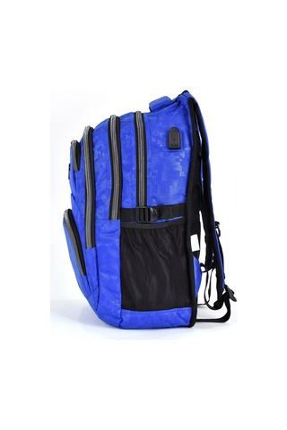 1550 Unisex Anatomik Yarasa Sırt Okul Çantası - Nkt01550-saksmavi Saks Mavi
