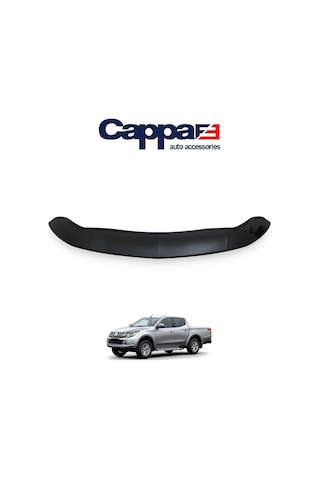Cappafe Mitsubishi L200 Ön Kaput Koruma Rüzgarlık 4Mm Abs 15-1