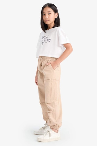DeFacto Kız Çocuk Paraşüt Kargo Cepli Jogger Paça Pantolon E0162A825SMBG775 Bej