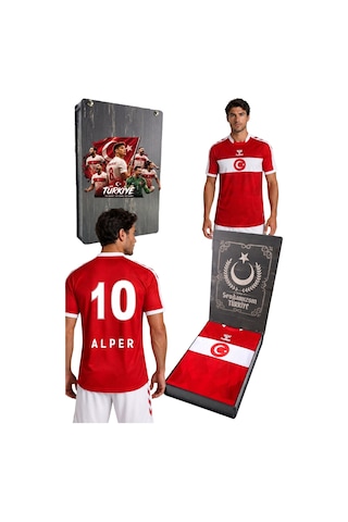 Hummel Kırmızı Türkiye Kişiye Özel Forması Kırmızı - Sarı