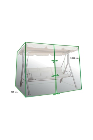 Homaks Salıncak Koruma Örtüsü 220x185 H: 200 Tek Fermuarlı Şeffaf