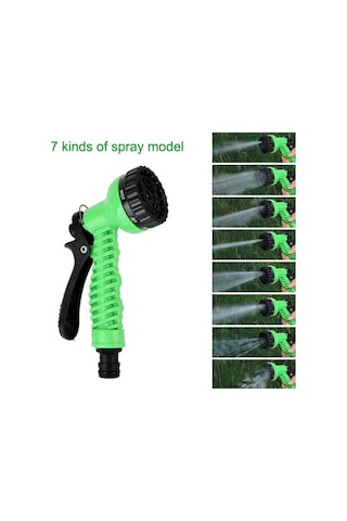 Novahub 50ft Genişletilebilir Mavi Bahçe Hortumu, Ayarlanabilir Su Tabancası, Köpük Yüksek Basınçlı Araba Ve Bahçe Yıkama Hortumu