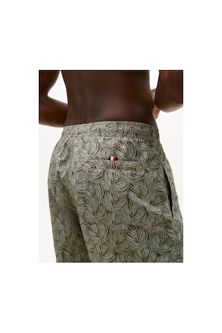 Tommy Hilfiger Erkek Palm Leaf Ordu Yeşili Mayo Altı-16062 Yeşil