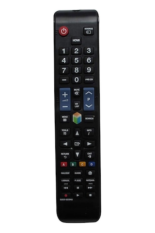 Aa59-00594a İngilizce Uzaktan Kumanda, Samsung Uyumlu Uzaktan Kumanda Dış Ticaret Uzaktan Kumanda Siyah İçin Uygundur.