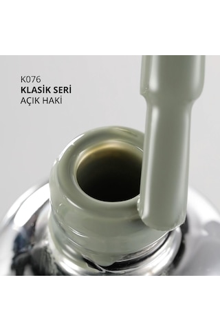 Kalıcı Oje K076, Açık Haki, 10 Ml Diğer