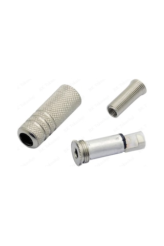 Metal 3.5mm TRS Stereo Dişi Jak Ses Kablosu Uzatma Konnektörü