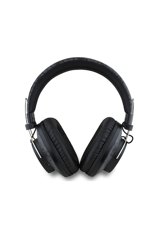 Guess Enc Teknolojili Metal Logolu Bluetooth Kulak Üstü Kulaklık Siyah
