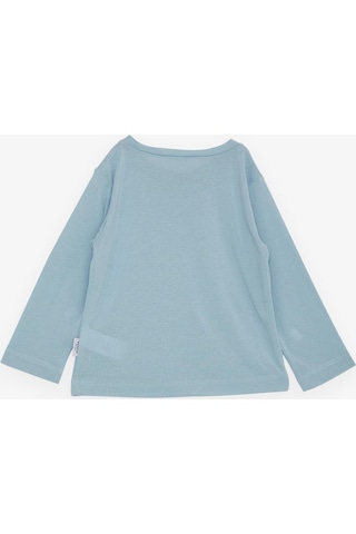 Breeze Girls & Boys Erkek Çocuk Uzun Kollu Tişört Basic 1-4 Yaş, Su Yeşili-su Yeşili Su Yeşili