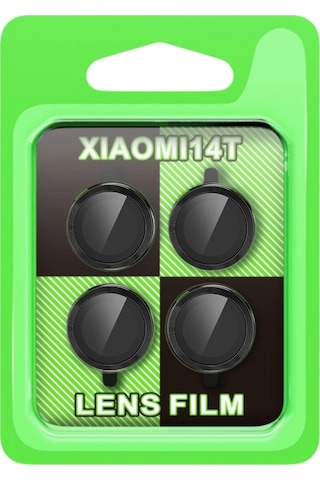 Xiaomi Mi 14t Raze Metal Kamera Lens - Siyah