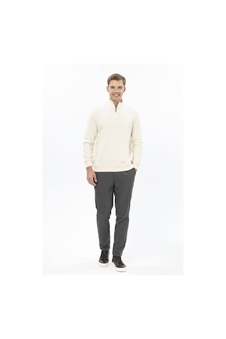 Erkek Kadife Sweatshirt 252209003.kdfhyfr Ekru