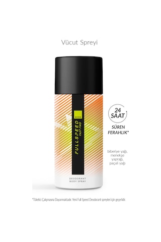 Full Speed Fast Fwd Stop Ve Focus Erkek Deodorant Paketi