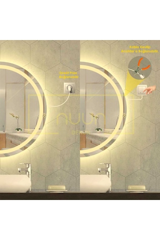80 Cm Gün Işığı Dokunmatik Ledli Ayna Dimmer Gün Işığı