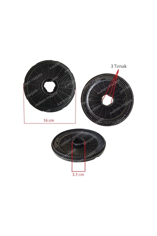 Bosch İle Uyumlu Dwk66aj70t Davlumbaz Aspiratör Karbon Filtresi