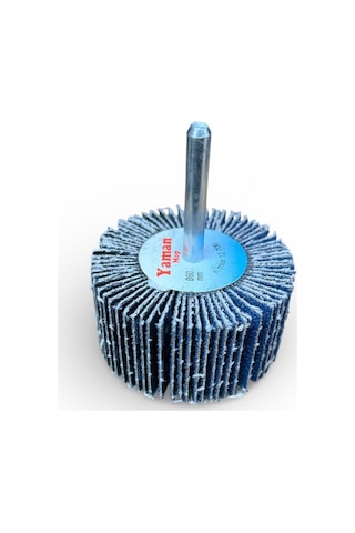 60x30 Saplı Mop Zımpara 120 Kum Zirkonyum Yamanmop-3 Adet