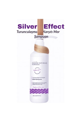 Turunculaşma Karşıtı Mor Şampuan Silver Şampuan 500 Ml