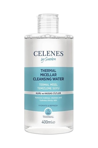 Celenes Thermal Misel Kuru Ve Hassas Ciltler İçin Yüz Temizleme Suyu, 400 Ml