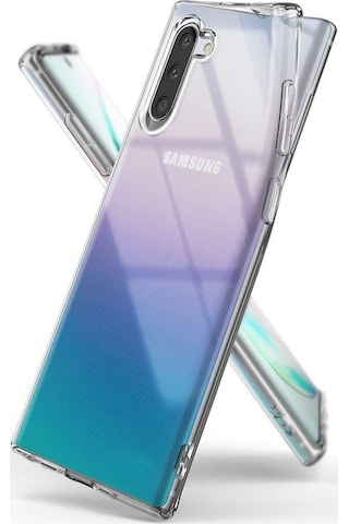 Samsung Galaxy Uyumlu Note 10 Tıpalı Kamera Korumalı Şeffaf Silikon Kılıf