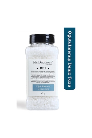 Doğal Granül Deniz Tuzu 1kg Vücut Peeling Tuzu - Masaj Tuzu - Yem