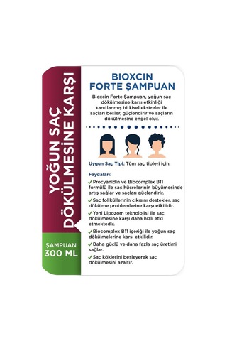 Bioxcin Forte Şampuan 300 ML