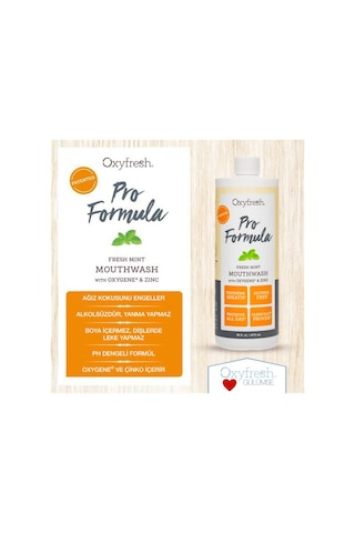Oxyfresh Alkolsüz Çinkolu Ağız Bakım Suyu 473 ML