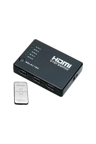 Gplus Sy-501 5 Port Kumandalı Full Hd 1080P Hdmi Switch Çoklayıcı