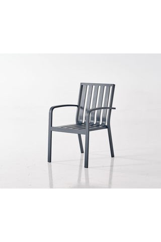 Venüs Alüminyum Minderli Bahçe Sandalyesi Antrasit