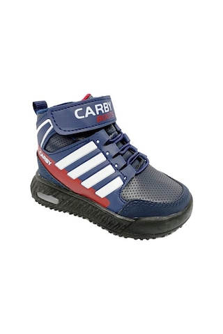 Carby 2021-b Bebe Sneakers Bot Laci Beyaz Kırnızı Lacivert
