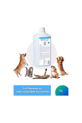 Acto Vet Solution Evcil Hayvanlar İçin Yara Solüsyonu 1 L