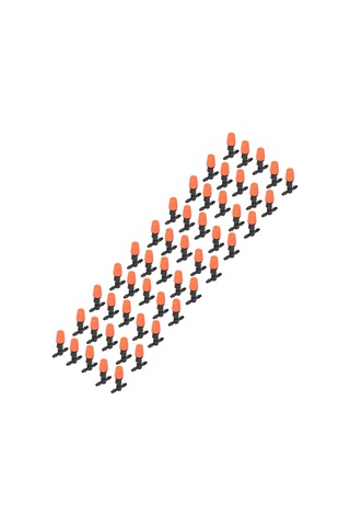 50 Adet T Bağlantılı Nozul Seti Huiliang