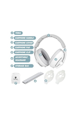 Bebek Kulak Koruması, 2'si 1 Arada Bebek Kulaklığı, Gürültü