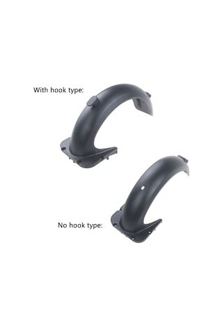 Hombey G30 Max Elektrikli Kaykay İçin Plastik Arka Çamurluk - Su Ve Çamur Önleyici, Süzgeçsiz Tip, Siyah