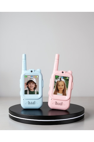 Çocuk Telsiz Seti, 3-12 Yaş Arası Görüntülü Walkie Talkie, Uygun