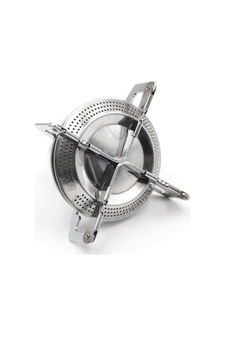 Dancemonkey Pratik Kamp Ocak Açık Hava Kampı İçin Propan Gazlı Sobası Kompakt Gümüş