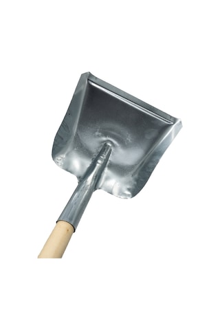Metal Mini Faraş Çöp Küreği Ahşap Saplı