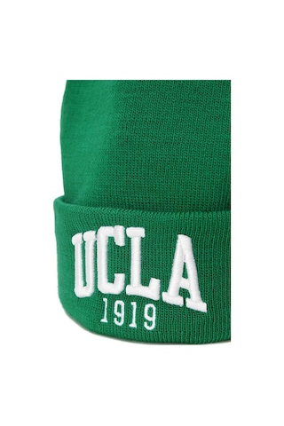 Ucla Lanıta Yeşil Bere Nakışlı - Unisex Bere Yeşil
