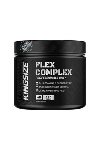 Kingsize Nutrition Flex Complex + Glucosamine 120 Tablet - Aromasız