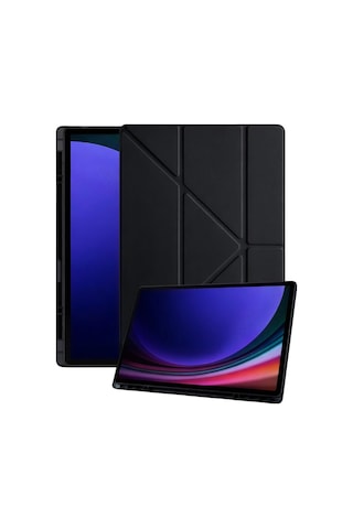 Newface Samsung Galaxy Uyumlu X930 Tab S11 Ultra 14.6 Kalemlikli Mars Tablet Kılıfı Semeglbl - 9 - Siyah