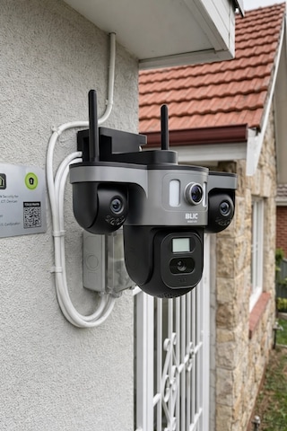 Blic Pro++ Blm-97 9mp 3 Lensli Wi-fi Ptz Akıllı Ip Kamera - Hareket Takibi Ve Gece Görüşlü