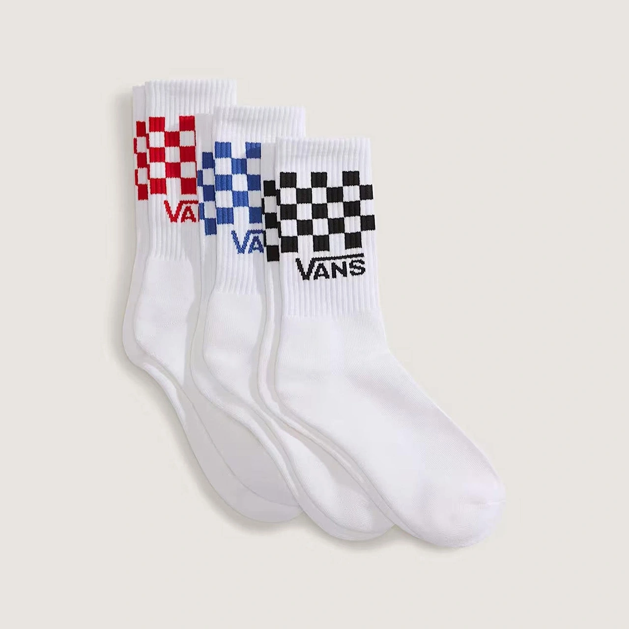 Vans Classic Check Crew 3p Çorap C-van000qbuwhtwht Beyaz