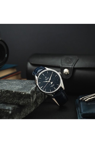 Worldmaster 1888 Moonphase 52783.41.91 Otomatik Sellita Sw280-1 Mekanizmalı Erkek Kol Saati Gri