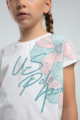U.s. Polo Assn. Kız Çocuk Krem Şort Takım Us2079 KREM