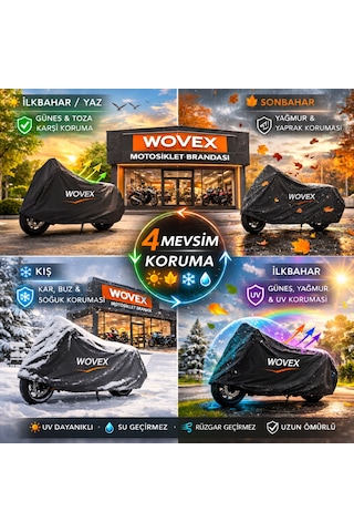 Kuba Superlight 200 Arka Çanta Uyumlu Motosiklet Brandası Su Geçirmez Branda,örtü,siyah