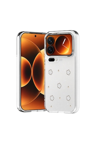 Newface - 819 - Xiaomi Mi 17 Pro Max Fiyonk Desenli Kapak - - Spt-gld - Desen 2