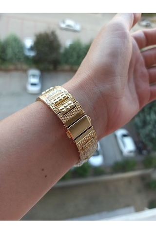 Çelik Kol Saati Gold - 573534230 Altın