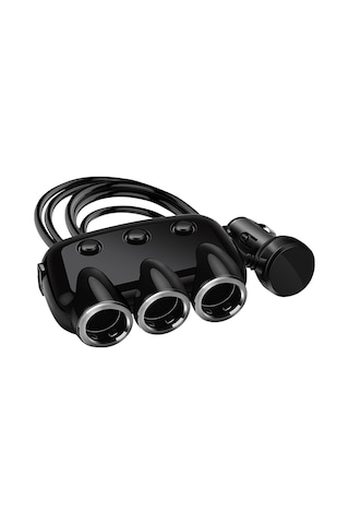 Lemestar 3 Yuvalı Usb Şarj Aleti - Çift Portlu, Anahtarlı Ve Led Göstergeli Araç Şarj Cihazı