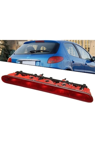 Peugeot 206+ Plus Arka Bagaj 3.stop Lambası Ledli 1997-2012 6350k5