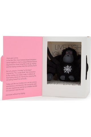 Kıplıng Spider Monkey Anahtarlık Siyah Black Noır Diğer