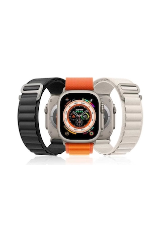 Zore Watch 7 41mm Uyumlu Krd-74 Hasır Kordon-açık Yeşil